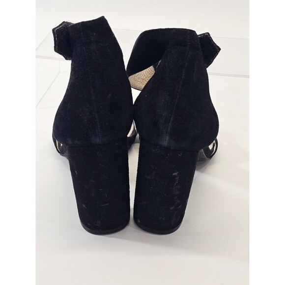 MDS Women's‎ 7.5 Jeffrey Campbell Lindsay Black Suede Sandal High Heel Pumps EUC - Picture 6 of 9